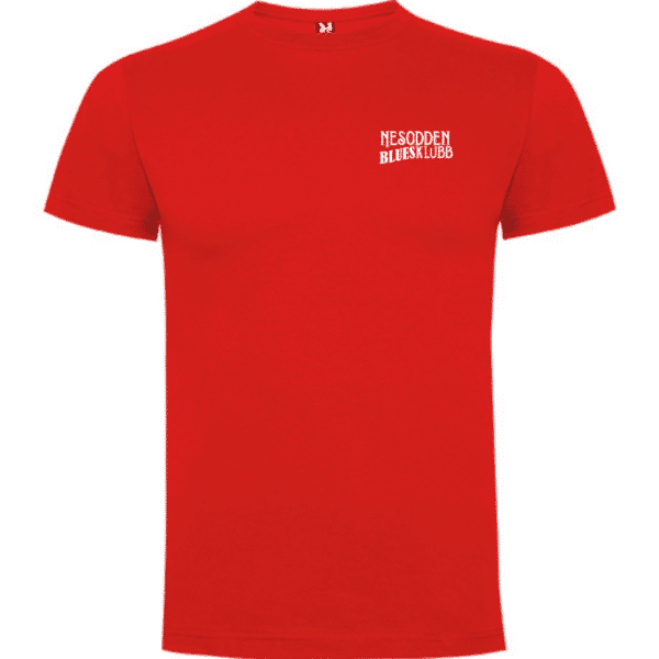 Nesodden Bluesklubb t-shirt rød