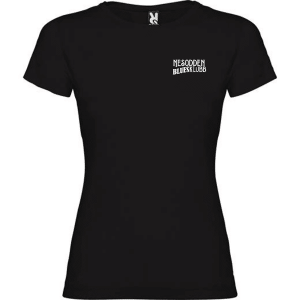Nesodden Bluesklubb t-shirt dame sort