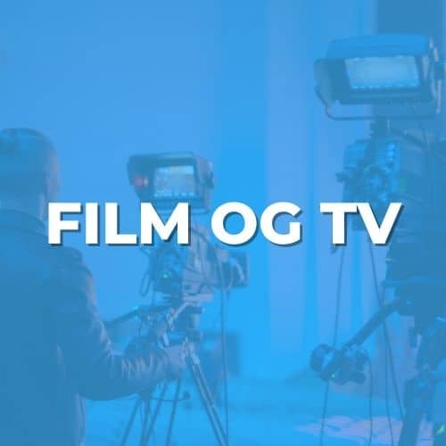Merch for film og TV merch for film og tv illustrasjon