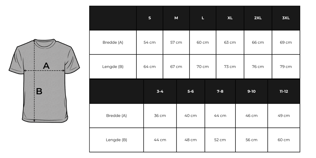 Siza chart Capucha