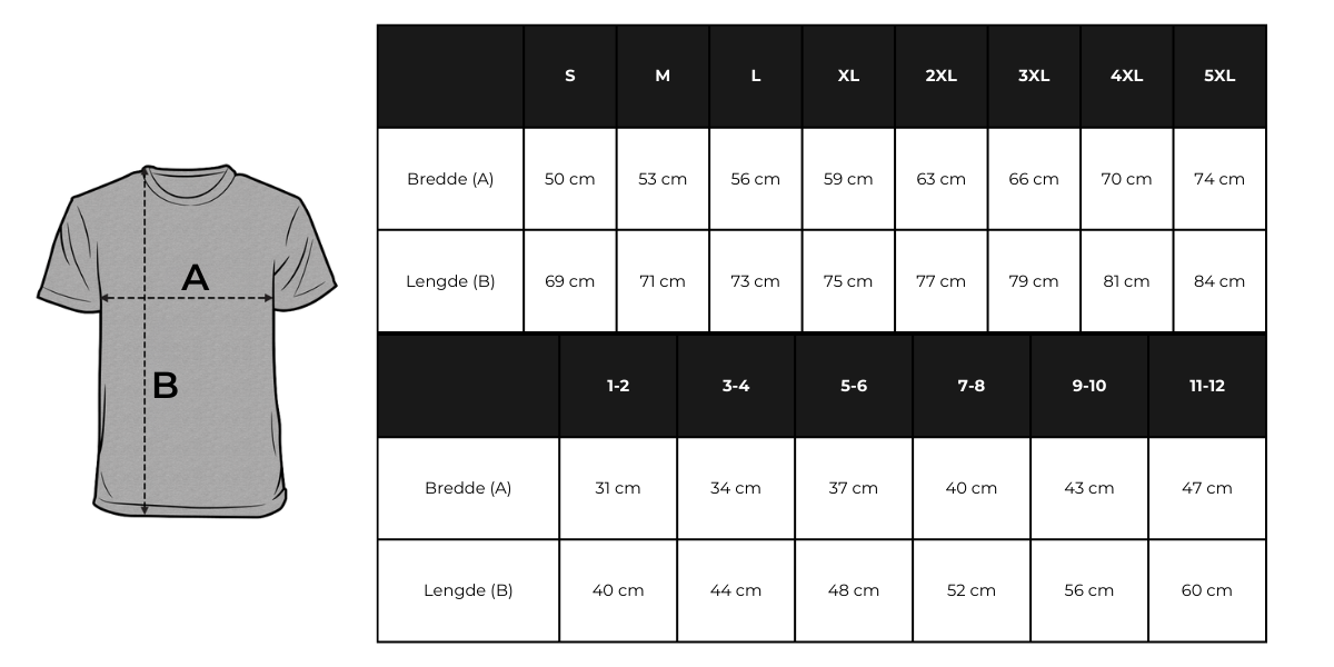 Size Chart Pegaso Premium
