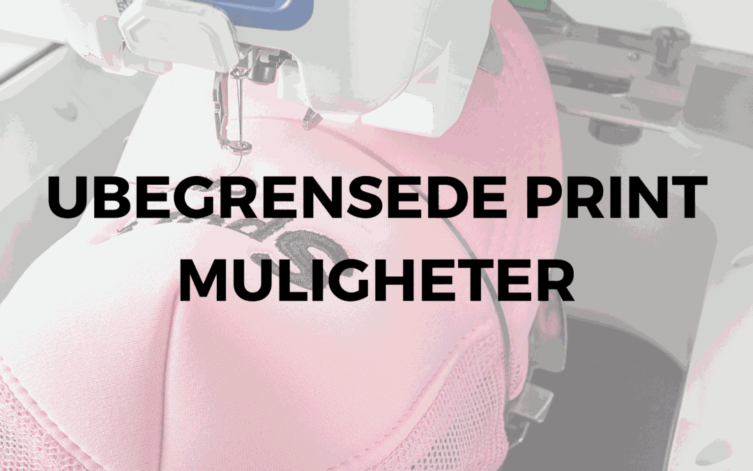 Ubegrensede muligheter for trykking av ditt merch