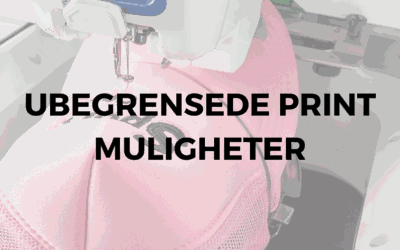 Ubegrensede muligheter for trykking av ditt merch