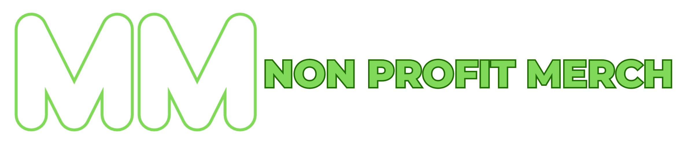 Merch Mate Non-Profit Merch logo horisontal