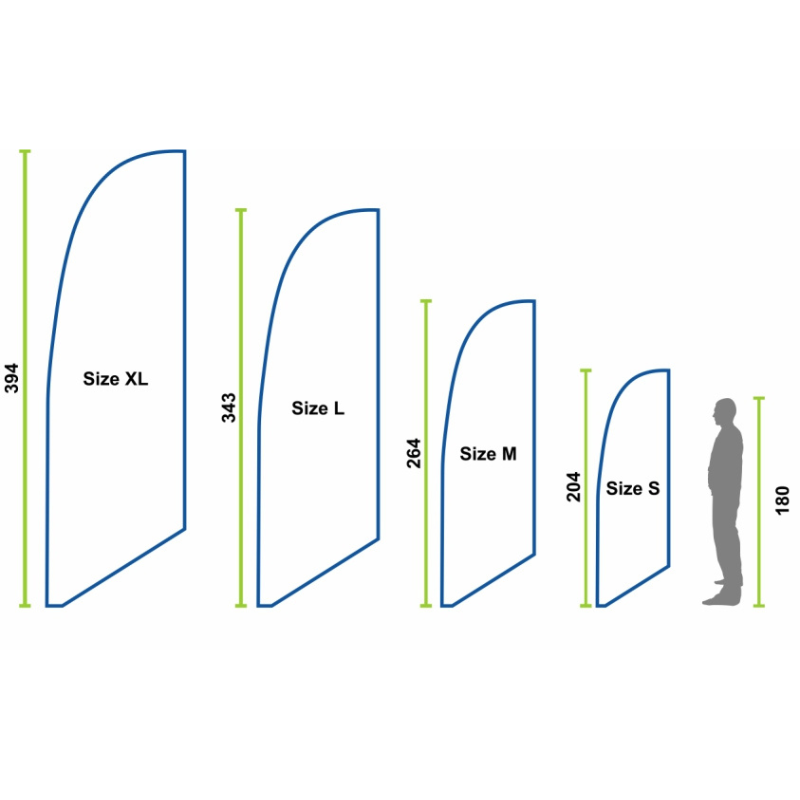 Beachflagg SW Basic - Bilde 3